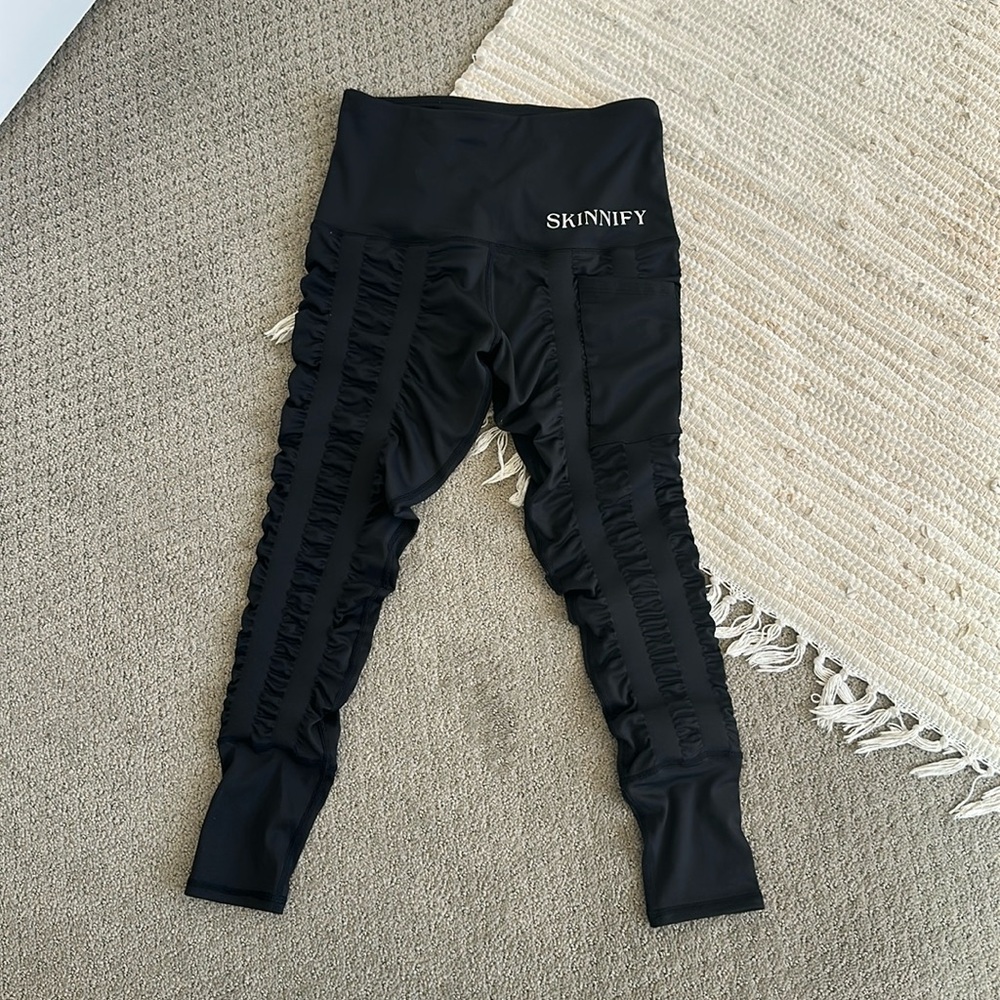 Resistance Bands Leggings with Phone Pocket